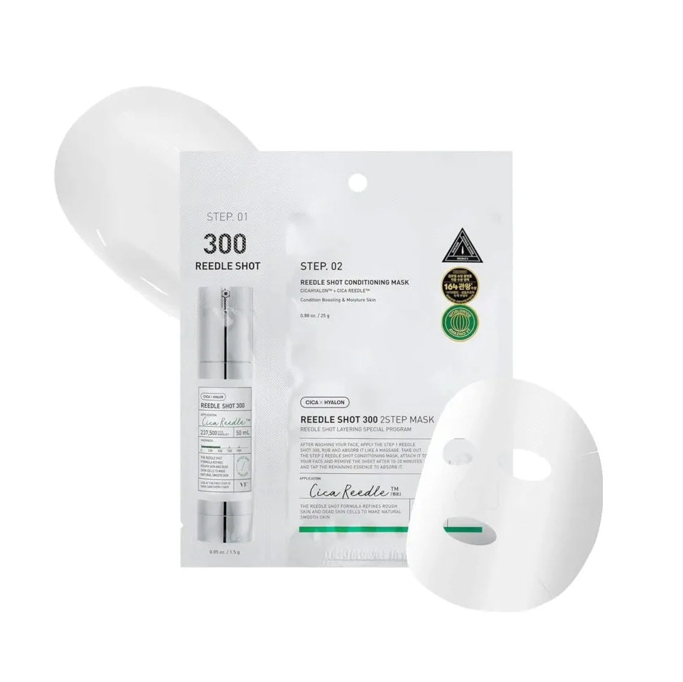 VT COSMETICS REEDLE SHOT 300 Masque en 2 étapes 1,5 g + 25 g #2