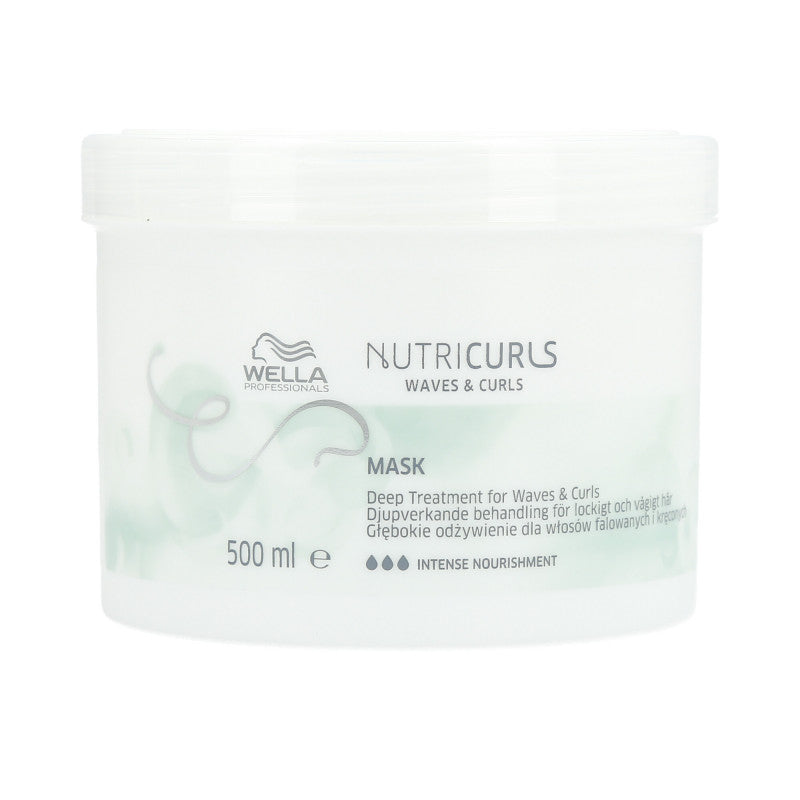 WELLA PROFESSIONALS NUTRICURLS Masque pour cheveux bouclés et ondulés 500ml