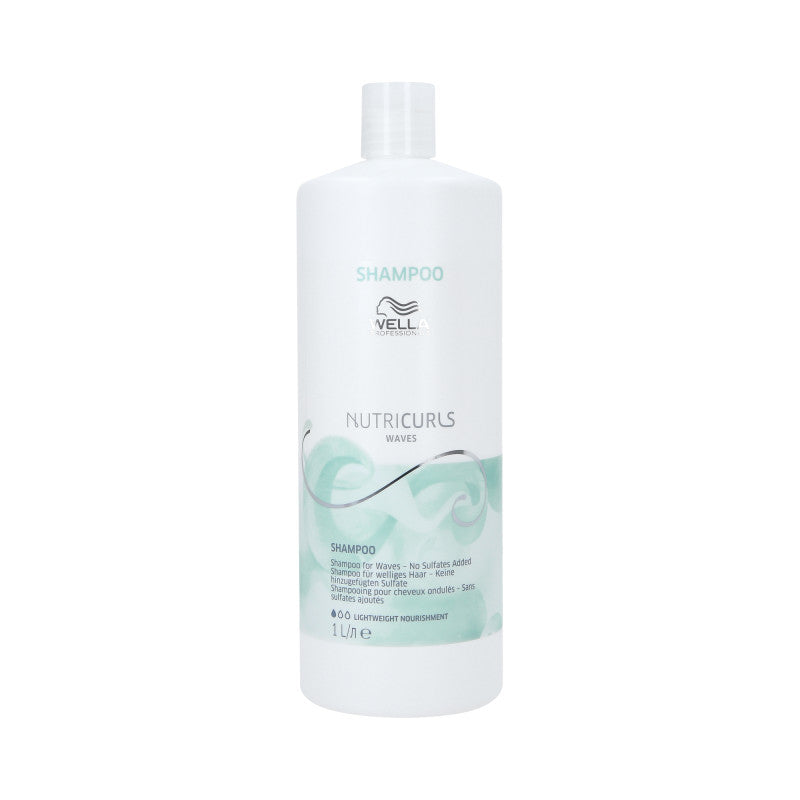 WELLA PROFESSIONALS NUTRICURLS Waves Shampooing pour cheveux ondulés 1000ml