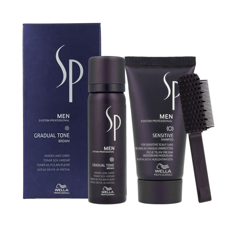 WELLA SP Men Gradual Tone, Mousse Pigment Brun 60ml