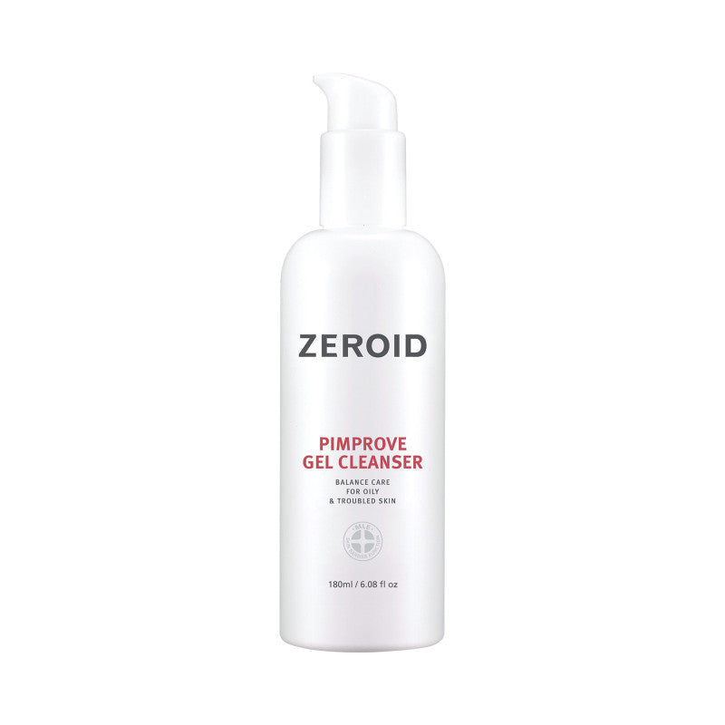 ZEROID PIMPROVE Gel nettoyant hypoallergénique pour peaux grasses et acnéiques 180 ml